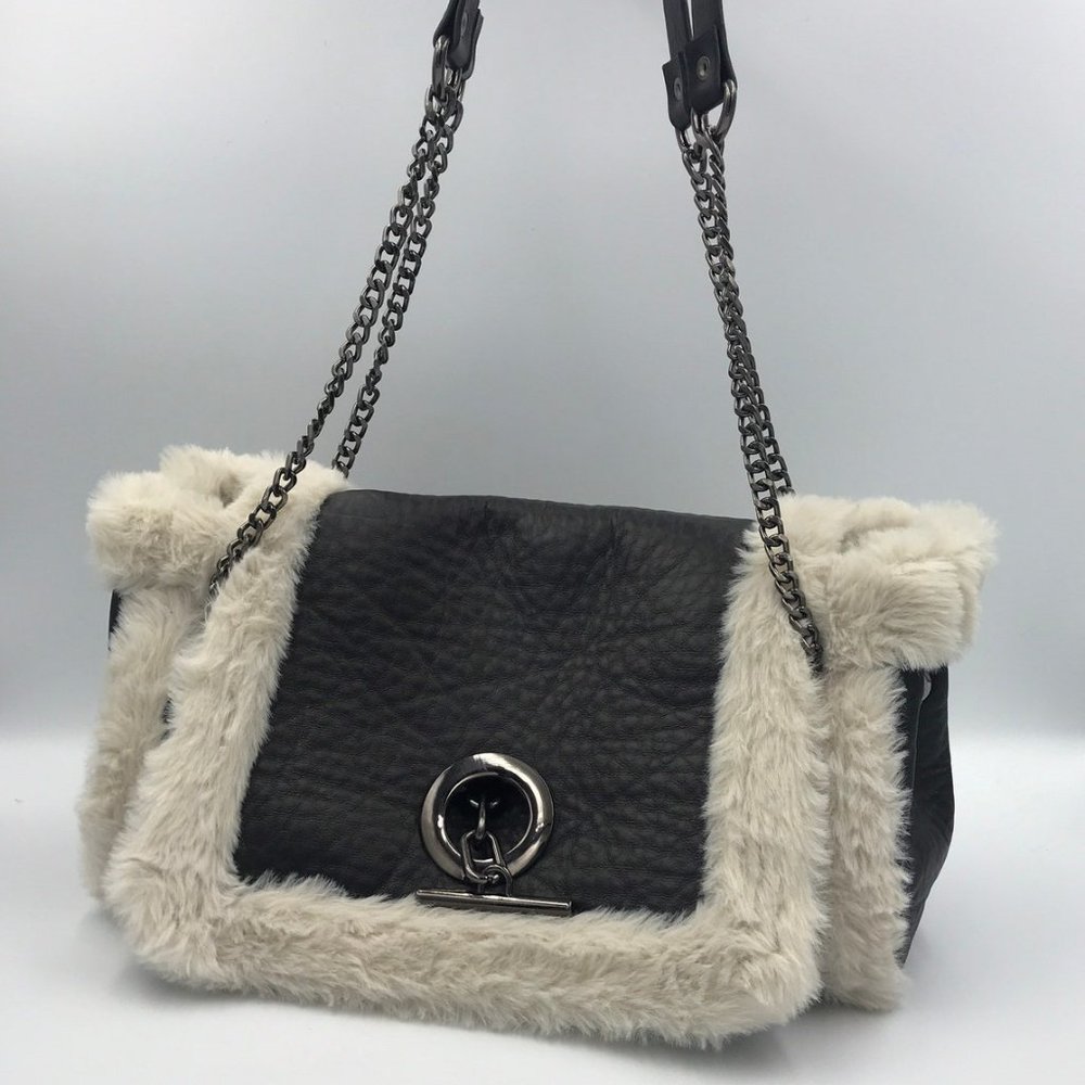 Fur Designer Shearling Bag (Medium size)